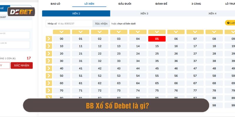 BB xổ số Debet