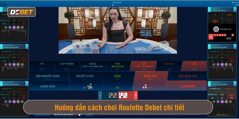 cách chơi Roulette Debet