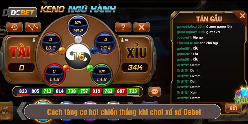 cách chơi Xổ số Debet