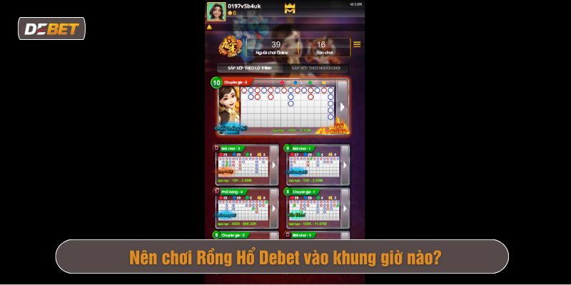 chơi game Rồng Hổ Debet