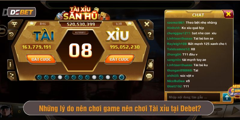 game Tài xỉu Debet