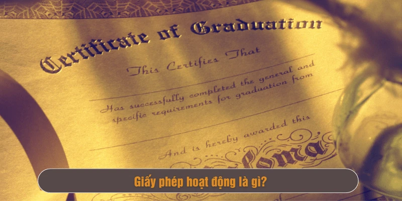 Giấy phép hoạt động