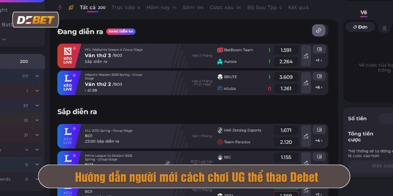 UG thể thao Debet đã chứng minh được uy tín toàn cầu