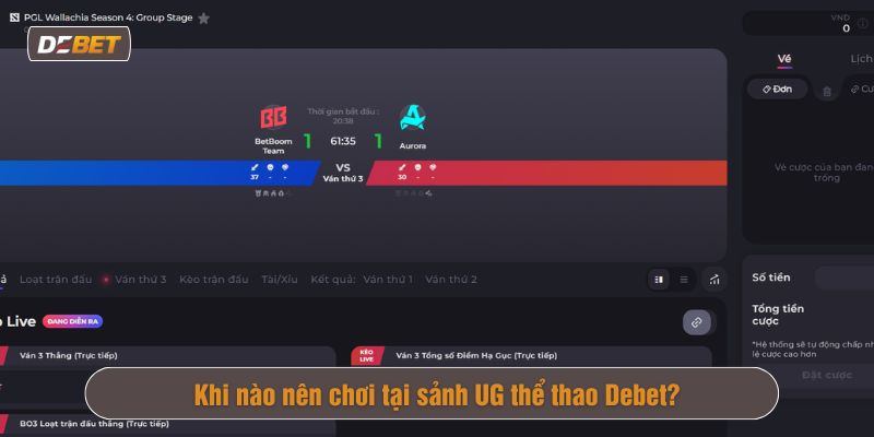 Debet cung cấp tỷ lệ cược hấp dẫn và giao diện thân thiện